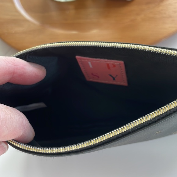 IPSY small bag, 5”X7,” black with gold accents, great condition inside and out - Picture 6 of 6